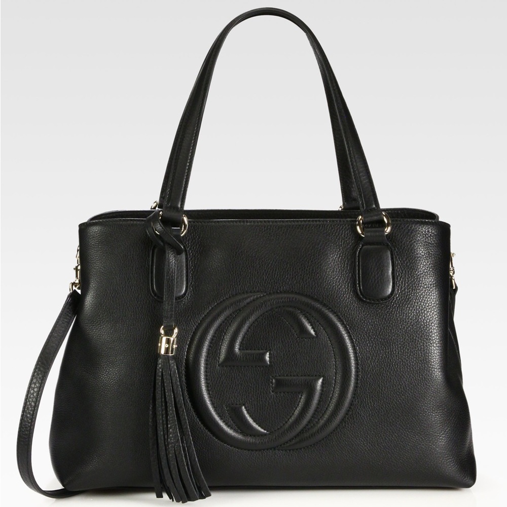 🆕GUCCI Soho Leather Shoulder Bag